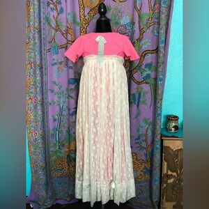 Vintage Girl's Maxi Dress